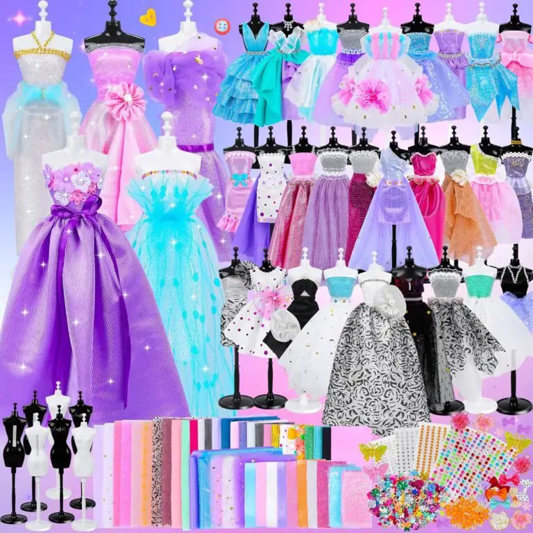 1500+Pcs Fashion Designer Kit for Girls, Sewing Kit with 7 Mannequins, DIY Arts and Crafts Kit for Kids, Doll Clothes Making Kit, Girl Toys for Age 6 7 8 9 10 11 12 Year Old Gifts 1500+Pcs Fashion Designer Kit for Girls, Sewing Kit with 7 Mannequins, DIY Arts and Crafts Kit for Kids, Doll Clothes Making Kit, Girl Toys for Age 6 7 8 9 10 11 12 Year Old Gifts