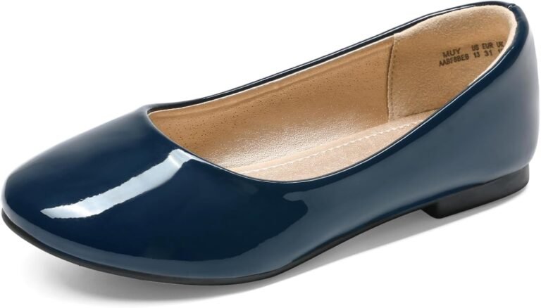 DREAM PAIRS Girls Dress Shoes Slip on Ballerina Flats for Wedding/Party DREAM PAIRS Girls Dress Shoes Slip on Ballerina Flats for Wedding/Party