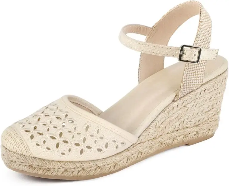 Women’s Closed Toe Platform Sandals Summer Buckle Ankle Strap Espadrilles Wedge Sandals Women’s Closed Toe Platform Sandals Summer Buckle Ankle Strap Espadrilles Wedge Sandals