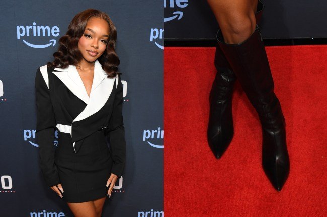 Marsai Martin Picks Out Black Knee-High Boots for ‘G20’ Screening