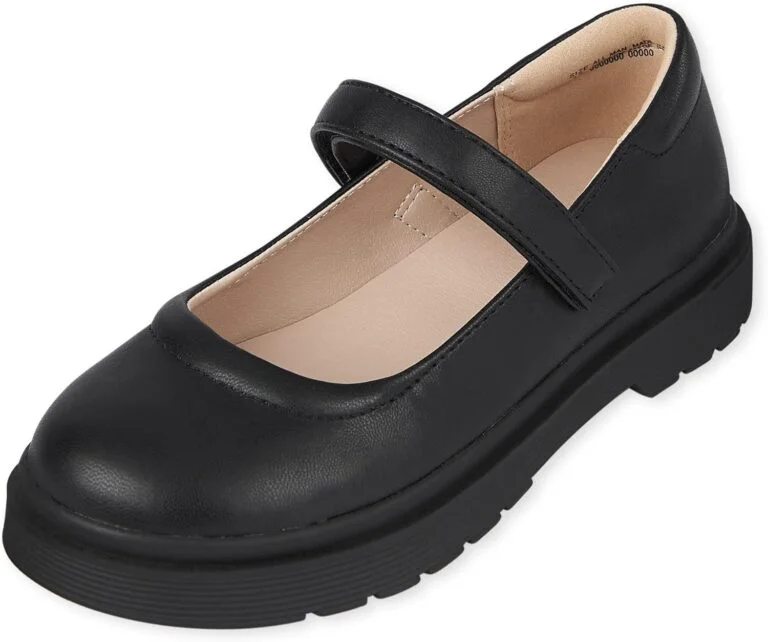 The Children’S Place Girls Closed Toe Maryjane Flats The Children’S Place Girls Closed Toe Maryjane Flats