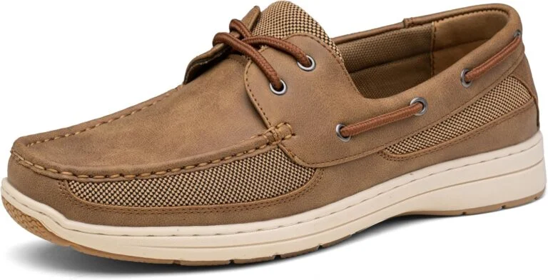 Vostey Men’s Boat Shoes Slip On Stylish Casual Loafers Deck Shoes for Men
