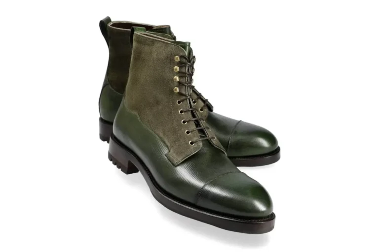 Carmina Limited Edition Boots: Green Military Style