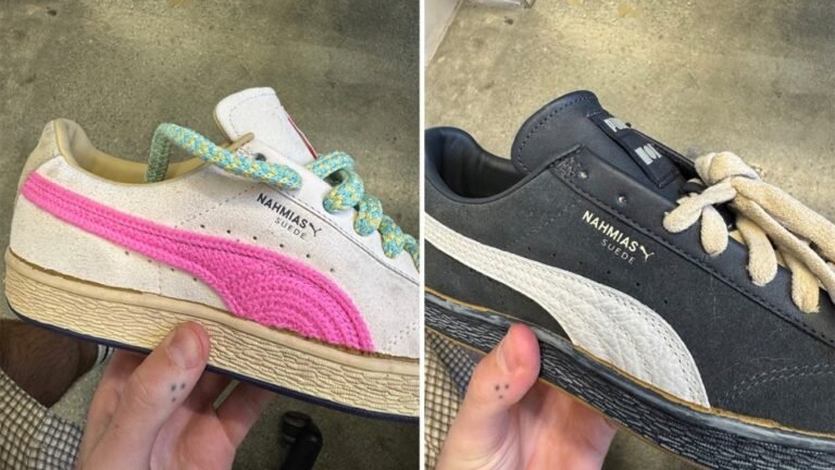 Nahmias Gives First Look at New Puma Suede Sneaker Collab in Paris