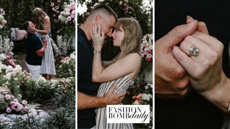 Fashion Bomb Couples: Taylor Swift and Travis Kelce Announce Their Engagement in Navy and White Polo Ralph Lauren Looks