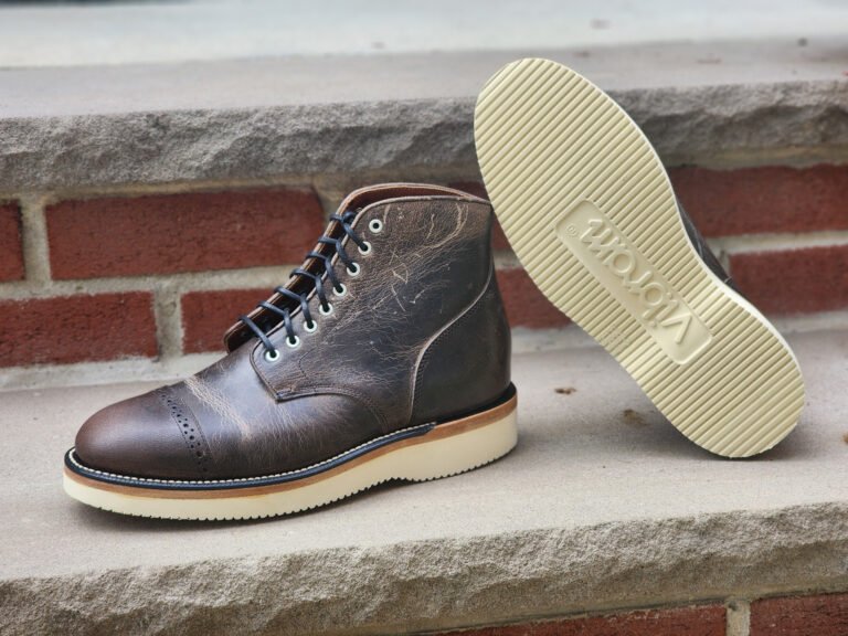 Grant Stone Boot Review: The Garrison in Black Waxed Deer