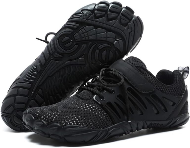 Barefoot Shoes Men Wide Toe Box Zero Drop Water Shoes Men for Gym Workout Minimalist Weightlifting Cross-Trainer Running Hike Grounded Footwear