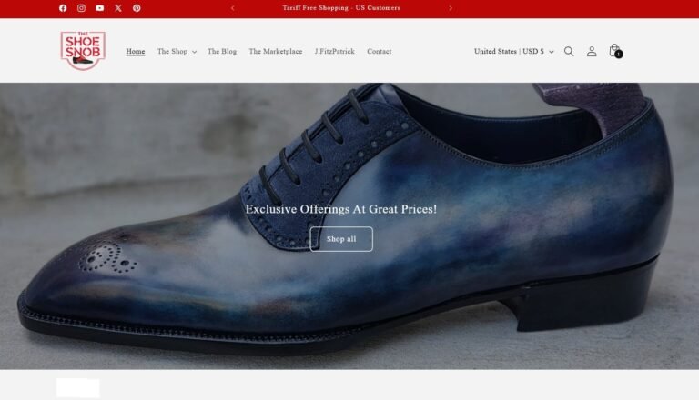 The New Shoe Snob Shop – New Site/Design/Products