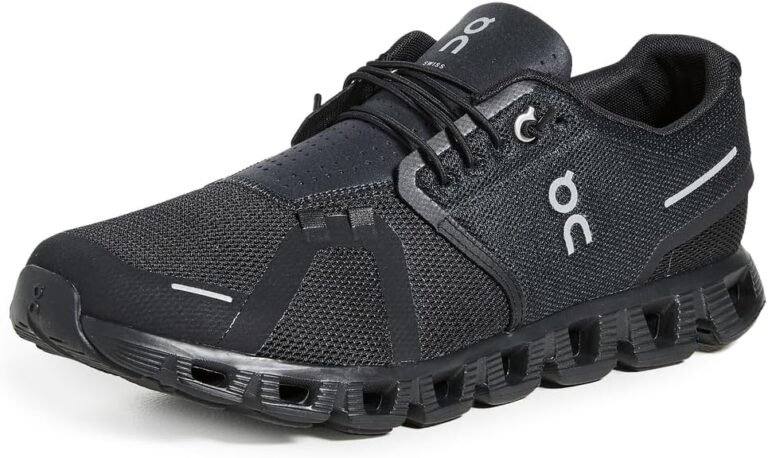 On Men’s Cloud 5 Sneakers, All Black, 11.5 Medium US