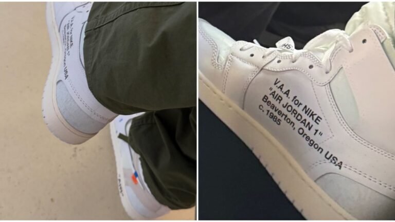 Virgil Abloh x Air Jordan 1 High ‘Alaska’ Release Date AA3834-100