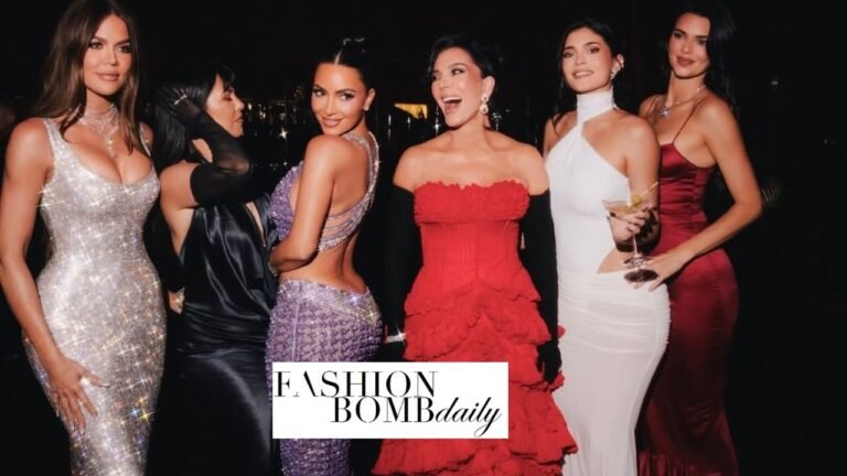 Kris Jenner Celebrated Her 70th Star-Studded Birthday Extravaganza in a Red Strapless Givenchy Tier Dress + Kim Kardashian in Purple Balmain, Khloe in Ludovic Saint Sernin, and More!