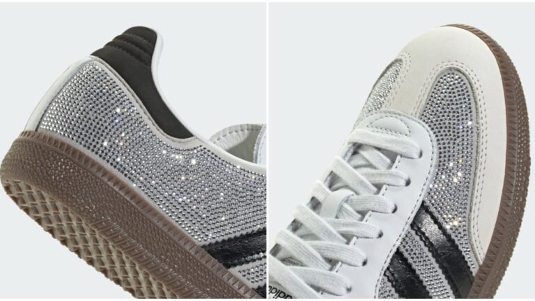 Adidas Samba OG Rhinestones ‘Crystal White’ Release Date IH9055