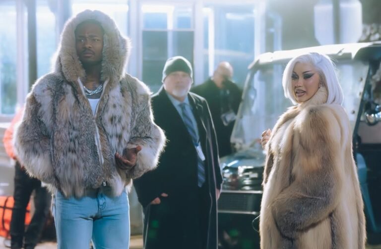 Cardi B and Stefon Diggs Step Out in Fur Coats After Sunday Night Football in Baltimore