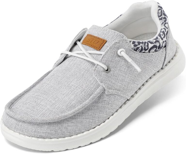 STQ Women’s Lace up Loafers丨Orthopedic Comfotable Ultralight Boat Casual Shoes with Arth Support