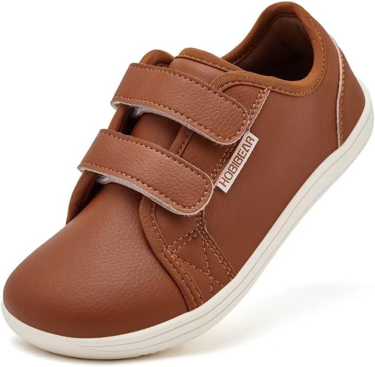 HOBIBEAR Kids Barefoot Shoes Wide Soft Minimalist | Zero Drop | Lightweight Fashion Sneakers for Boys Girls