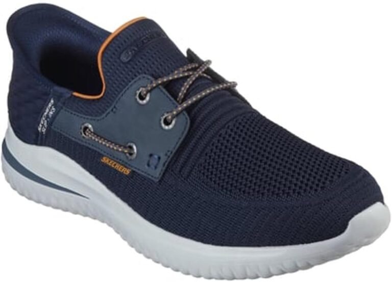 Skechers Men’s Streetwear Delson 3.0 – Roth Low Profile Bungee Lace Slip-Ins