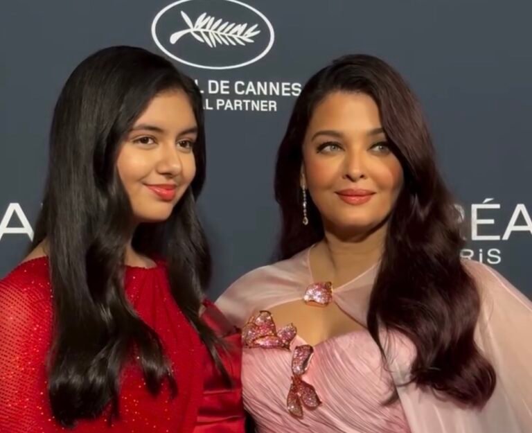 Aishwarya Rai Bachchan Posed with Her Daughter Aaradhya in a Pink Sophie Couture Gown at the L’Oréal Paris Lights on Women’s Worth Gala at Cannes 2026