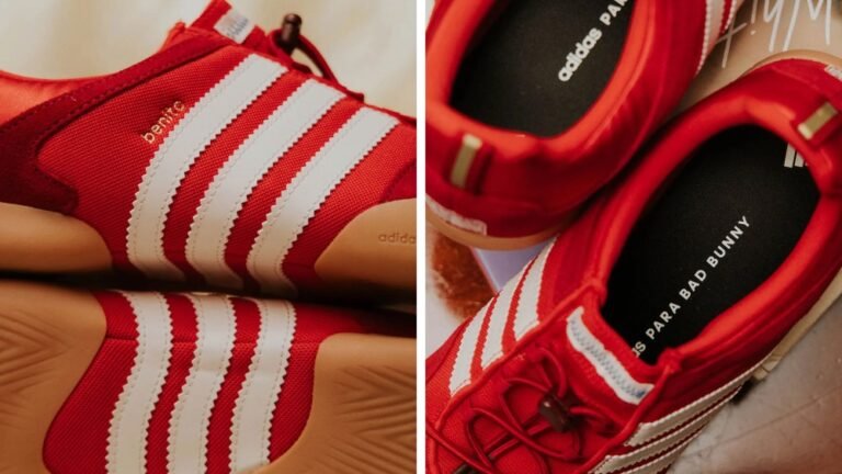Bad Bunny’s Adidas Ballerina Returns With Vibrant Red Look