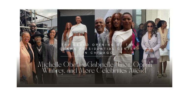 Michelle Obama, Gabrielle Union, Oprah Winfrey, and More Celebrities Attend the Grand Opening of the Obama Presidential Center in Chicago