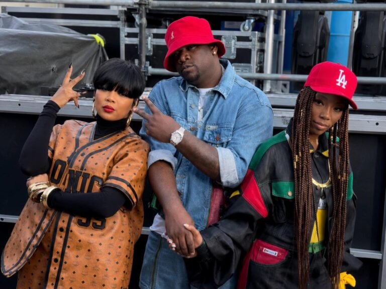 Monica Wore a Custom MCM Monogram Set and Brandy Wore a Custom Cross Colours Look at the Roots Picnic + Pix of Shad Moss, Fabolous, and More!