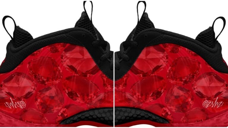 Nike Air Foamposite One PRM ‘Ruby’ 2027 Release Date JF2604-600