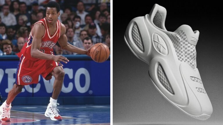 Allen Iverson’s First Reebok Shoe Becomes a 3D-printed Slip-On